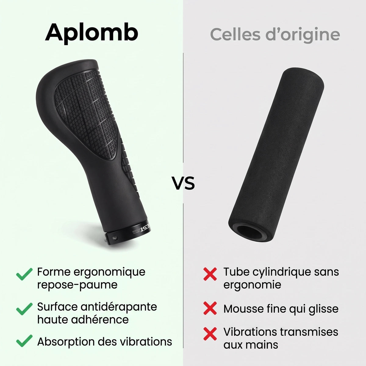 Poignées ergonomiques